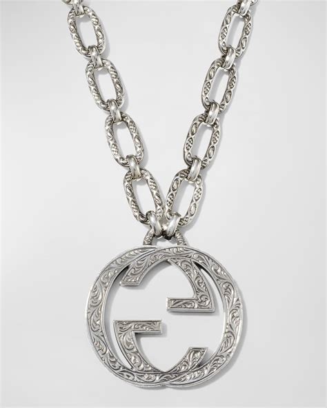 mens gucci interlocking g necklace